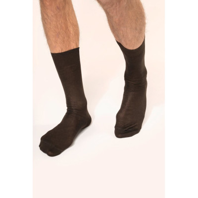 Meias jersey em algodão fio da Escócia de homem